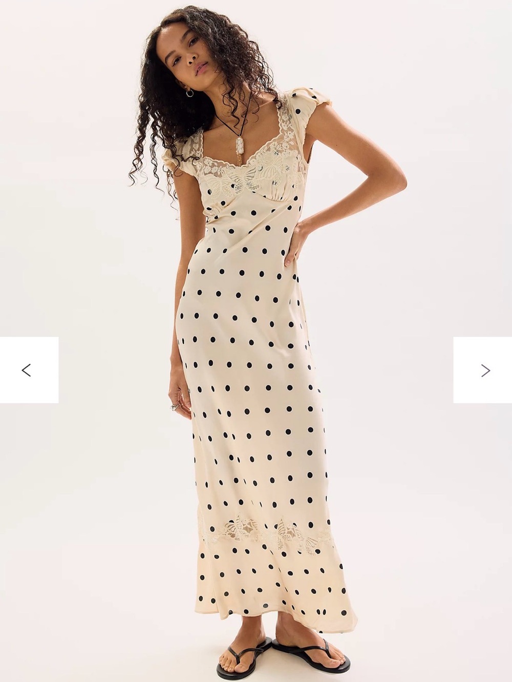 Free People Butterfly Babe Maxi Dress Medium Color: Tea Combo NWT